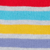 Grey Marl Stripe/Bobble Hat