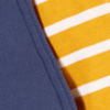 Navy Blue/Gold Breton Stripe