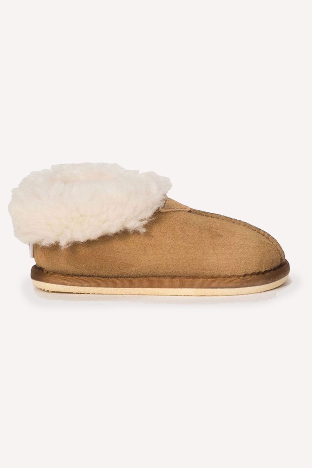 Kid's Sheepskin Bootee Slippers