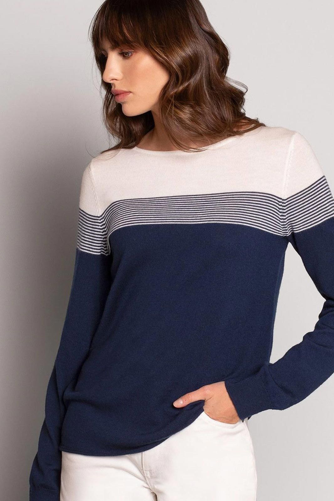 Merino Fine Knit Boat Neck Jumper
