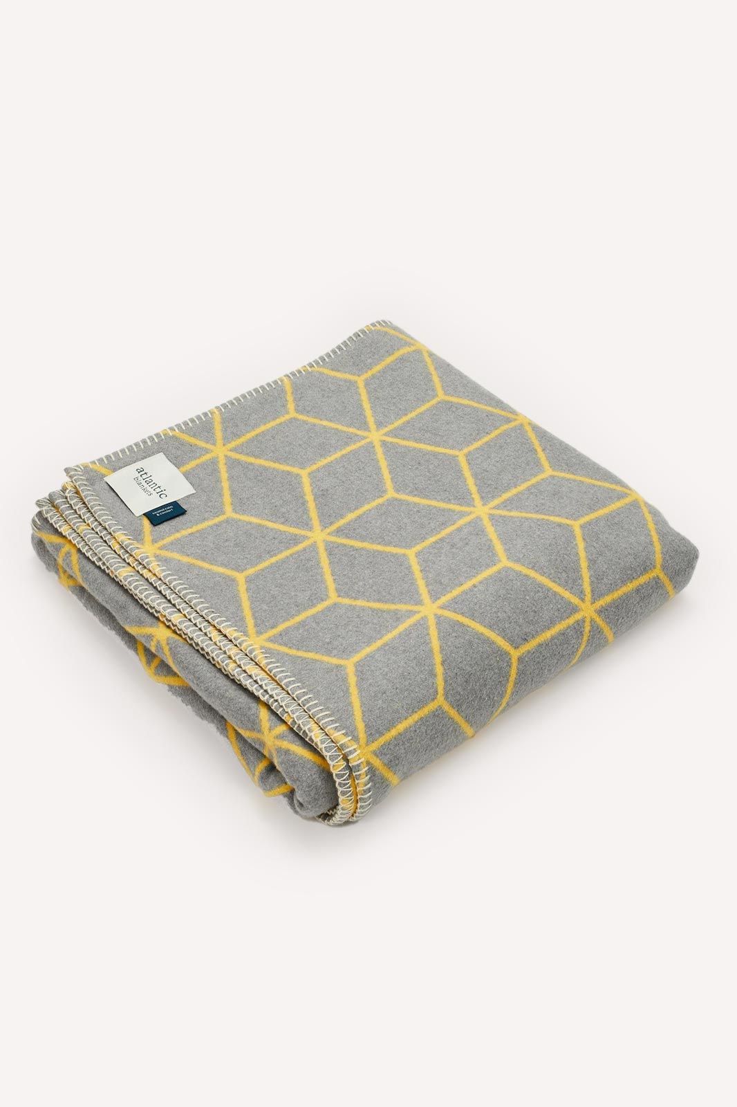 Geometric Recycled Cotton Picnic Blanket