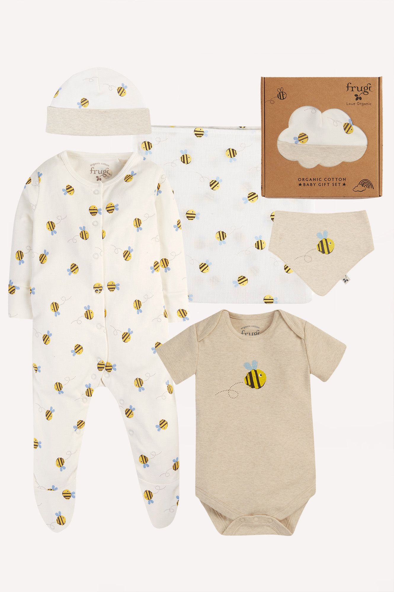 Buzzy Bee Muslin Gift Set