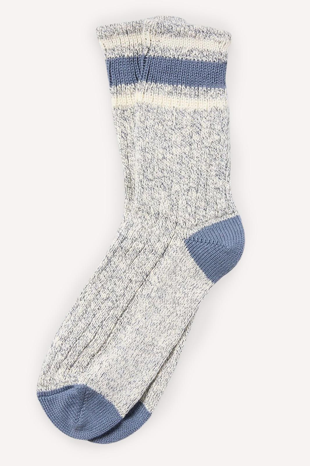 Ladies' Twist Stripe Cuff Sock