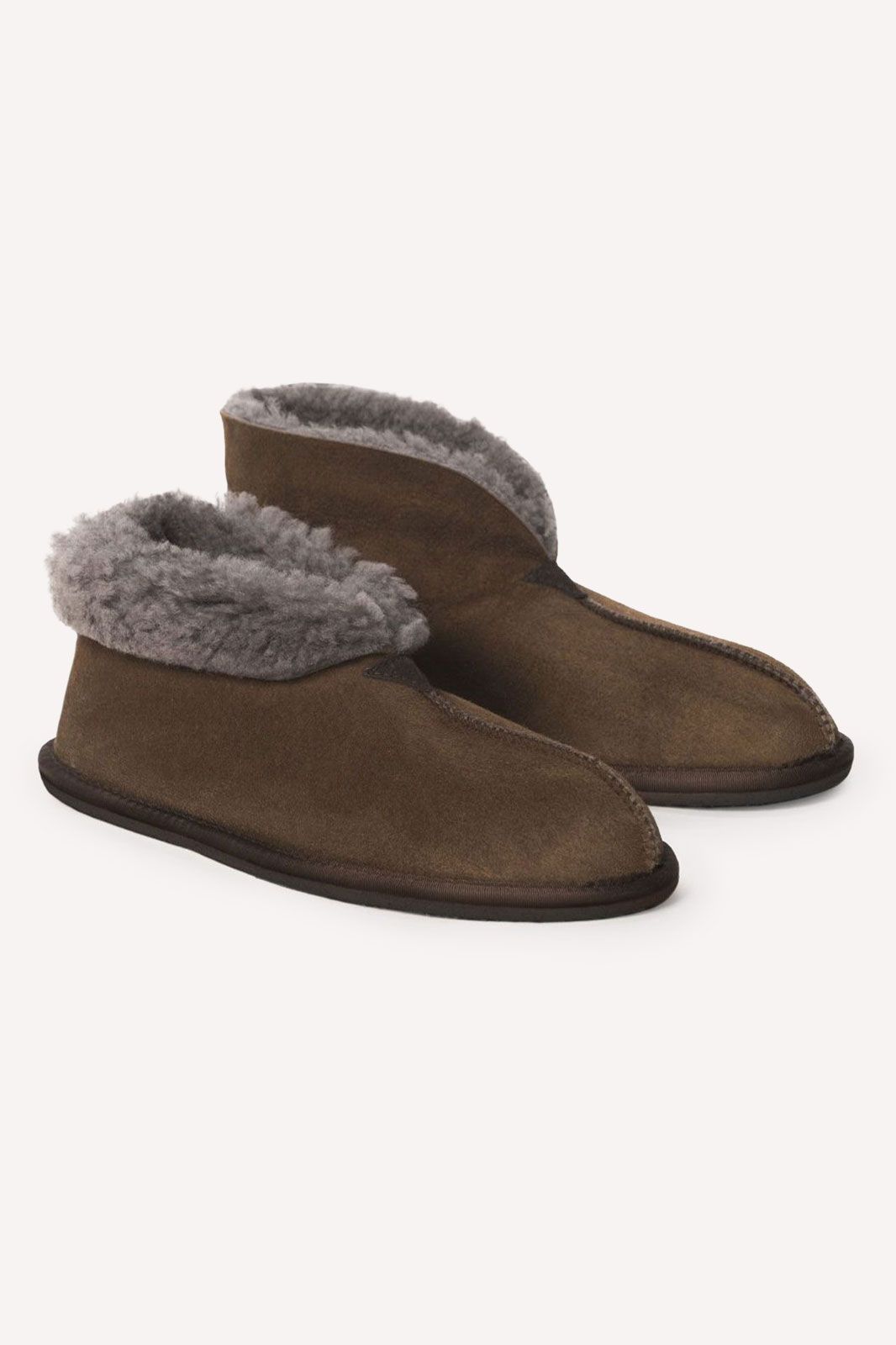 Men's Sheepskin Bootee Slippers