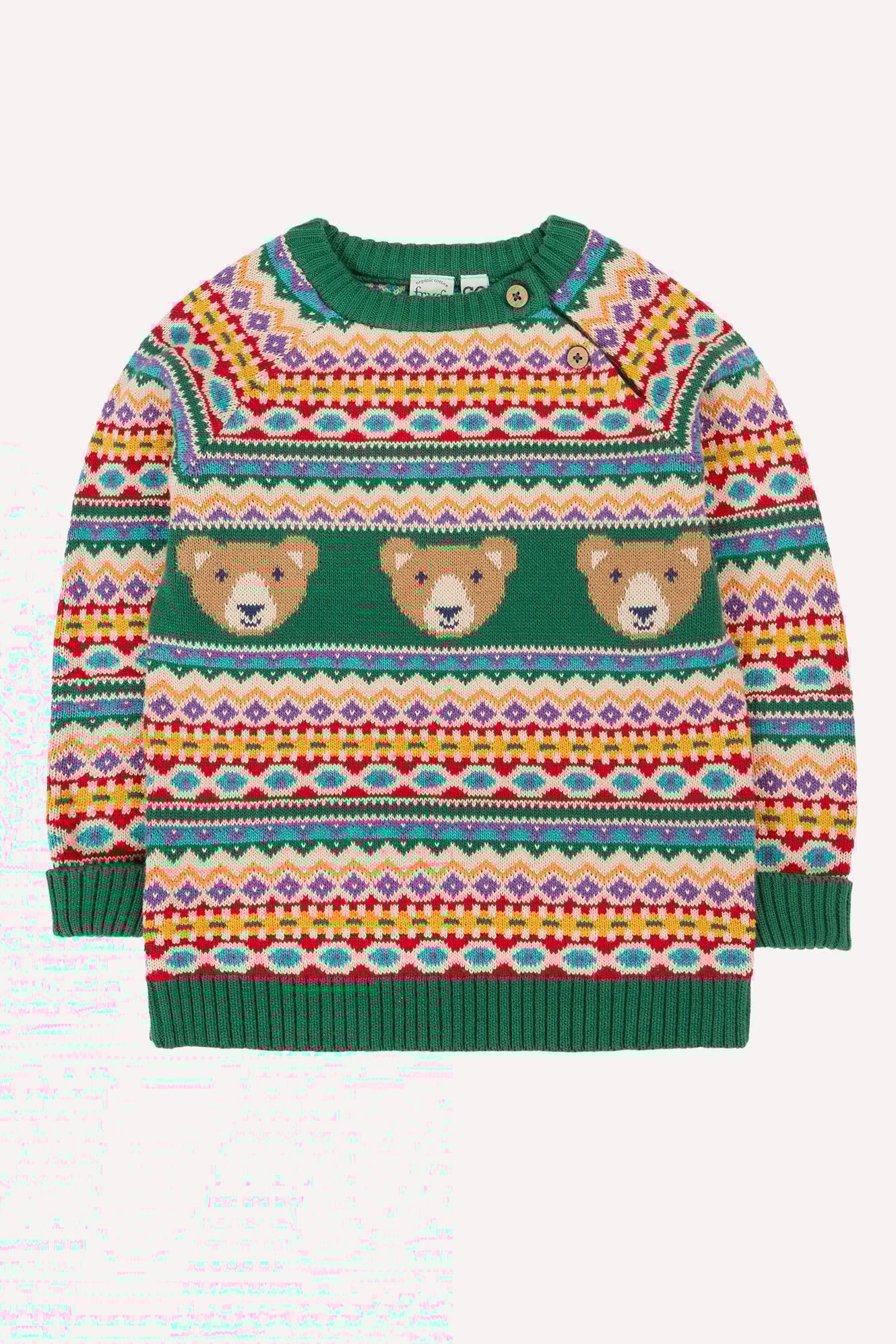 Kid's Fowey Fairisle Knitted Jumper