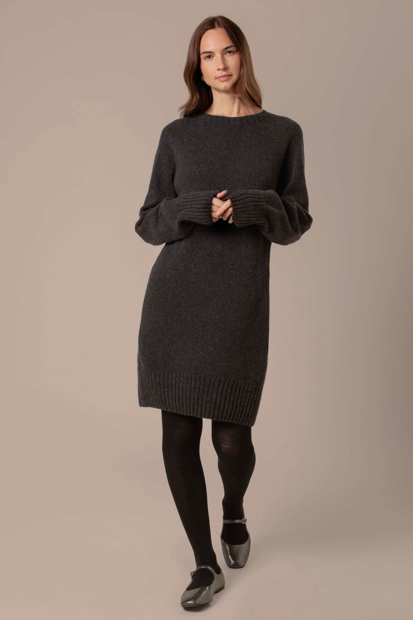 Recycled Merino Cashmere Slouch Dress
