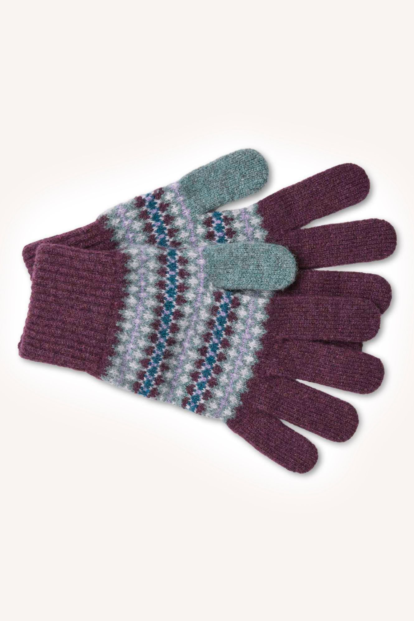 Lambswool Fair Isle Gloves