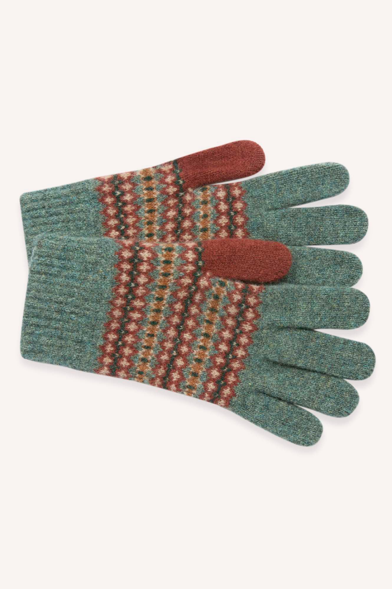 Lambswool Fair Isle Gloves