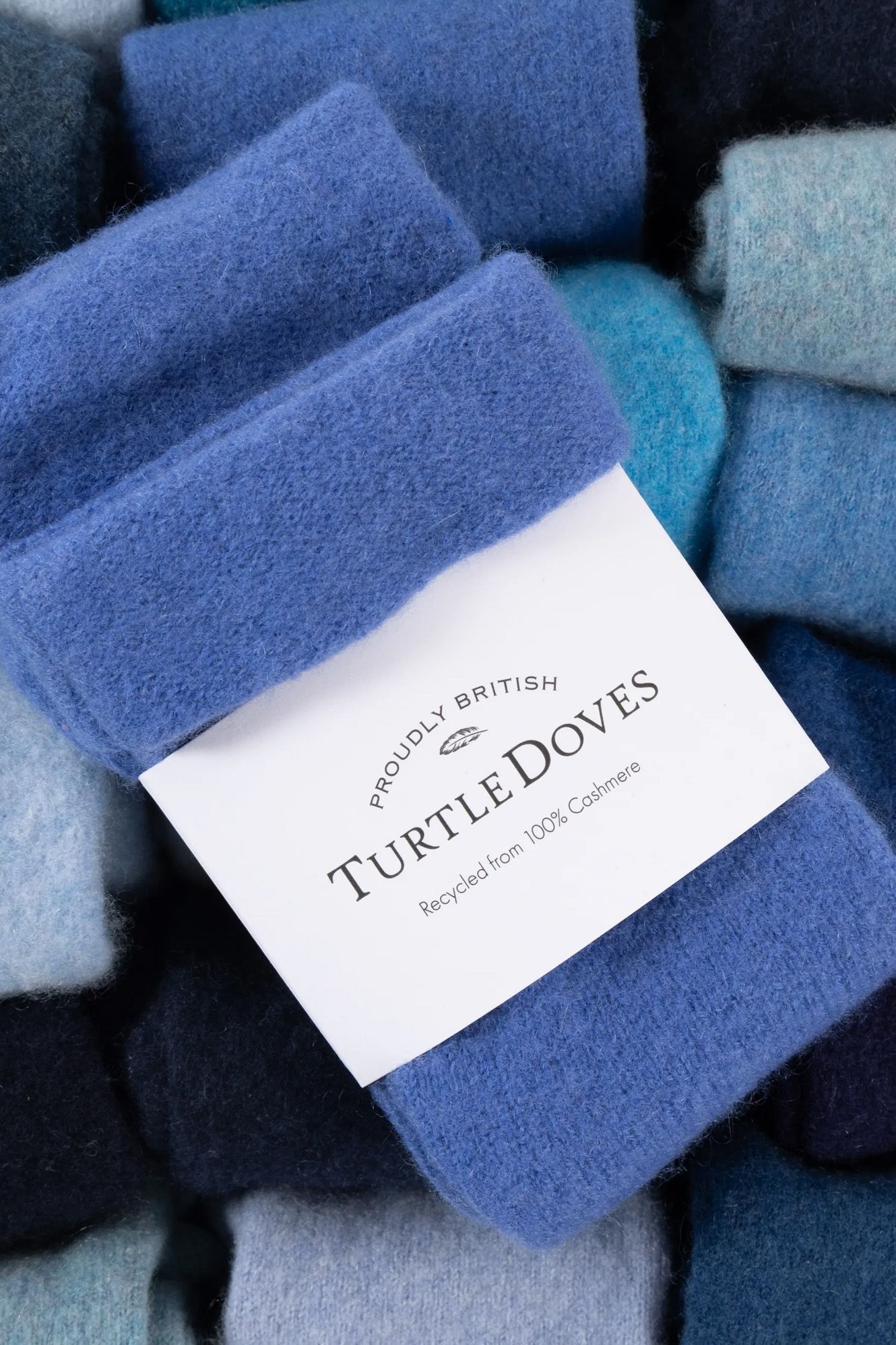 Felted Cashmere Fingerless Gloves