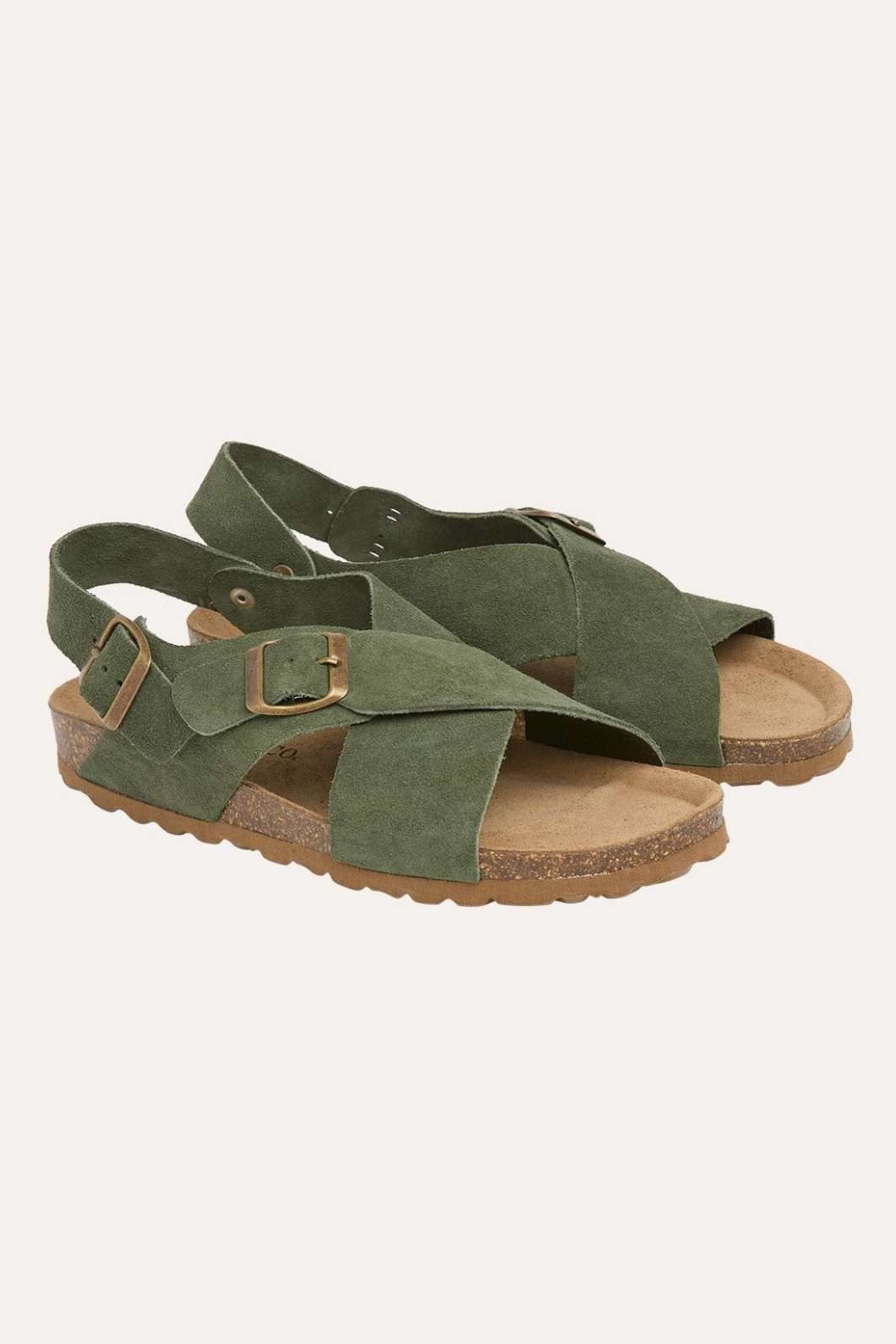 Crossover Buckle Sandals