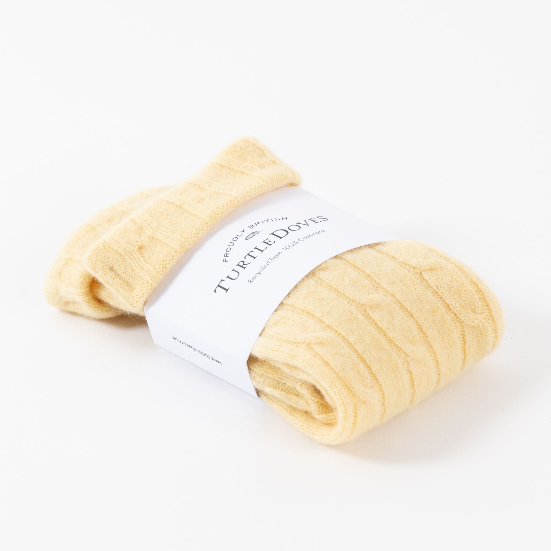 Cashmere Cable Fingerless Gloves