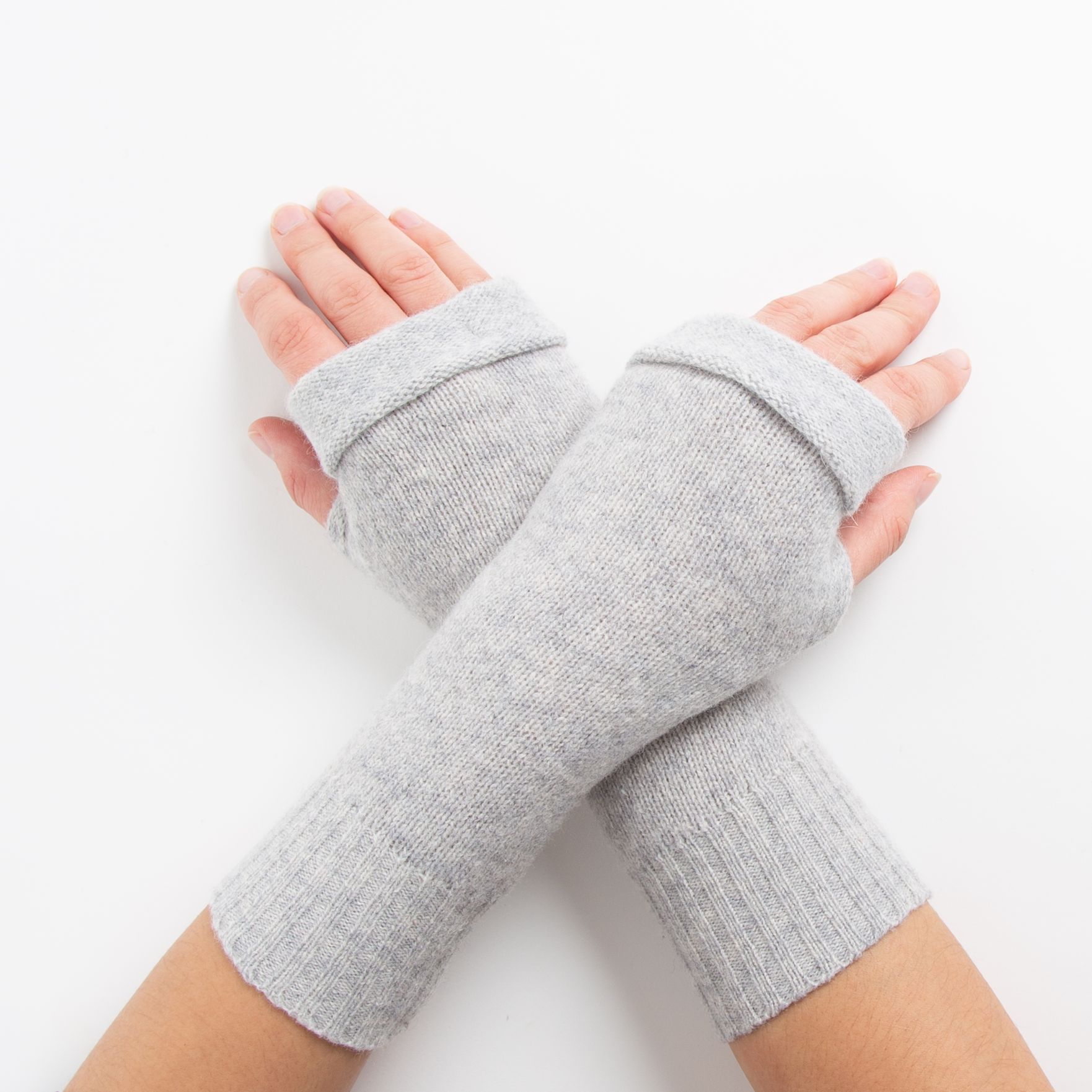 Cashmere Blend Fingerless Gloves