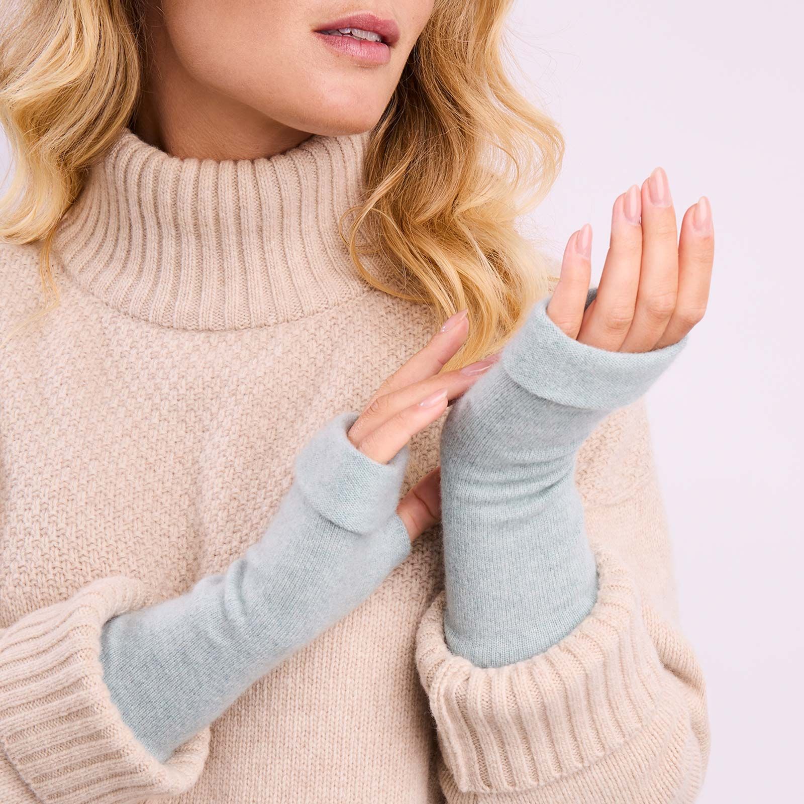 Full Finger Pure Cashmere Gloves