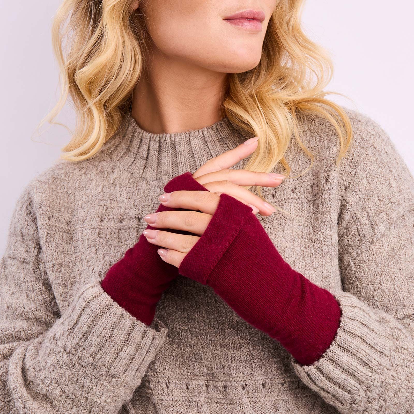 Cashmere Fingerless Gloves