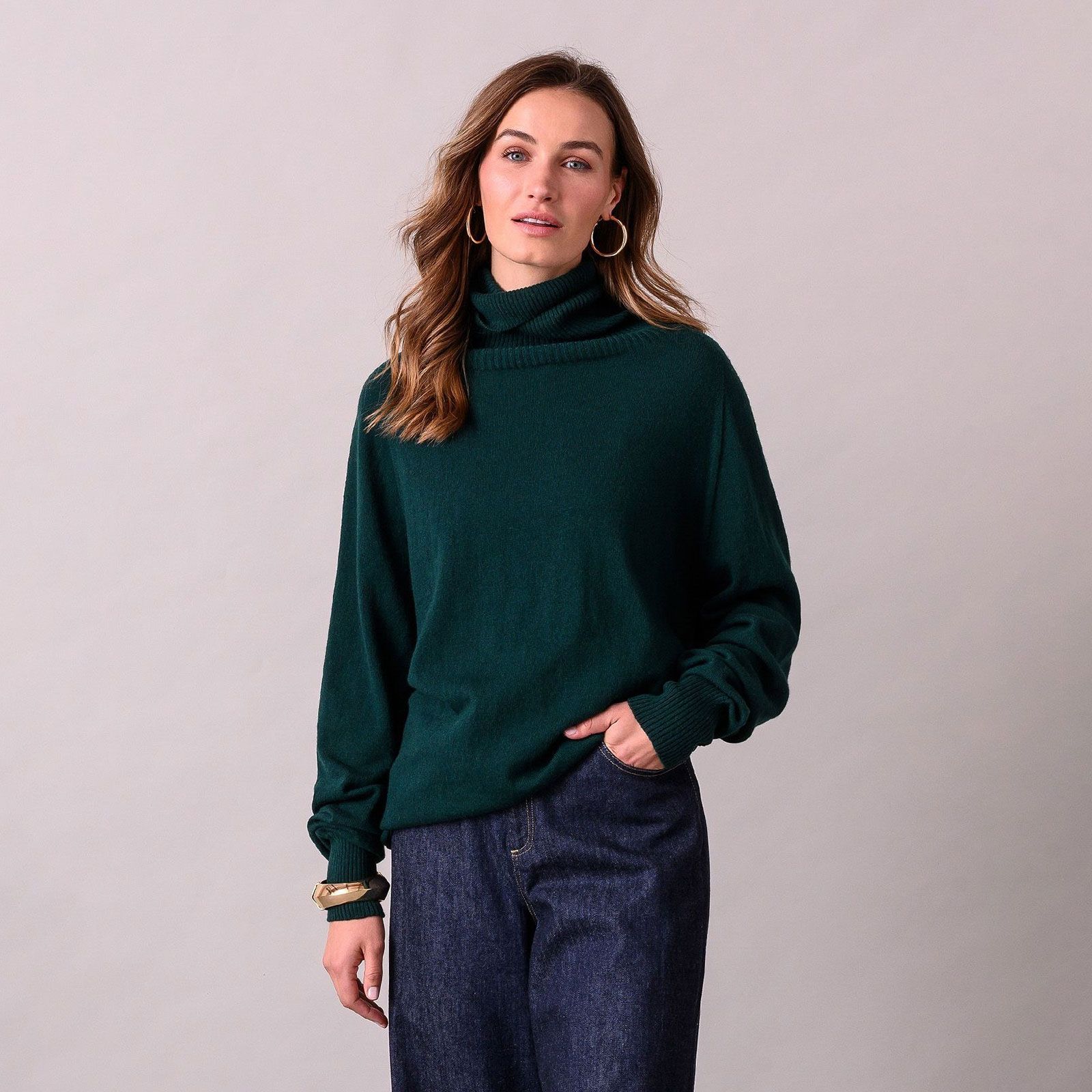 Geelong Slouch Roll Neck