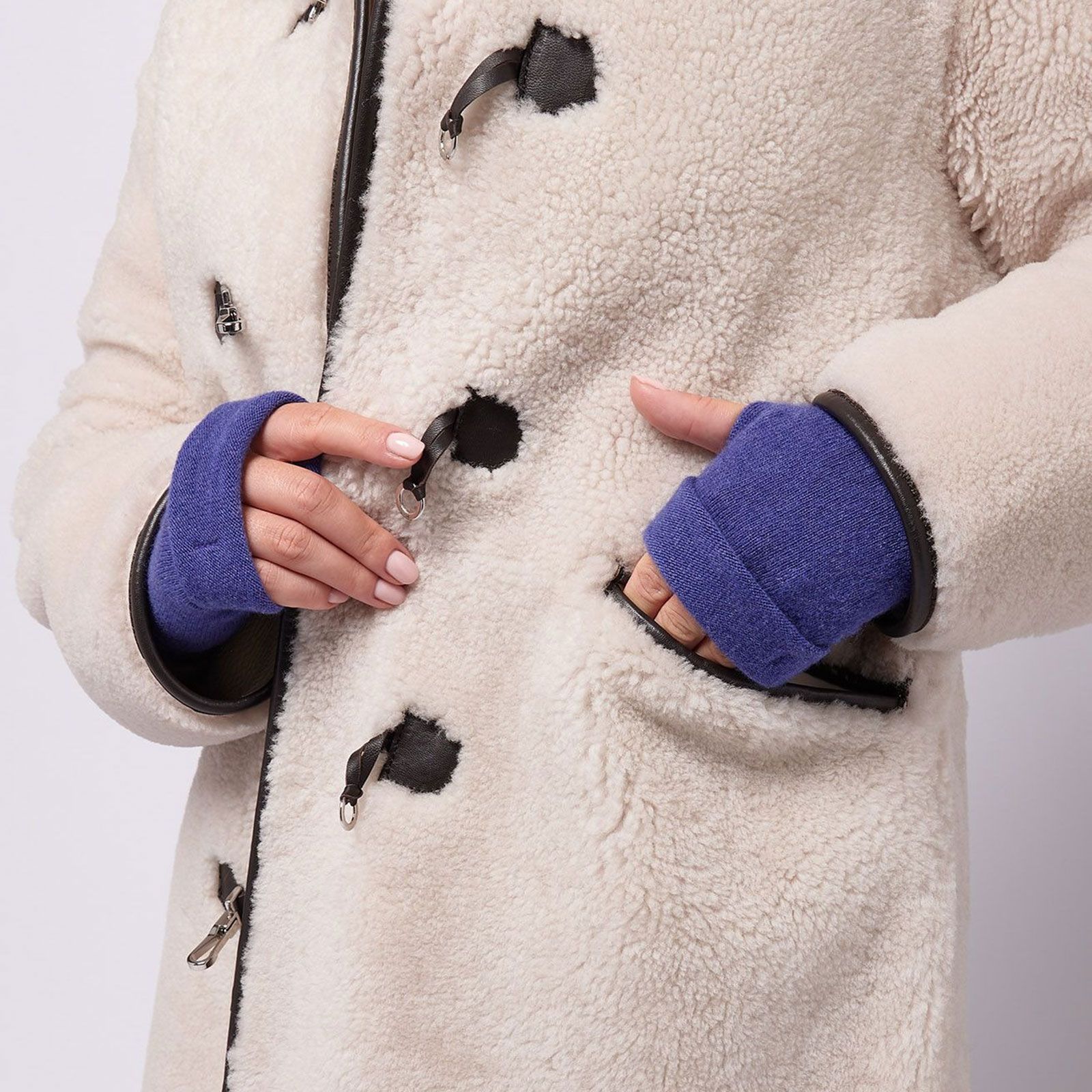 Recycled Geelong Cuff Fingerless Gloves
