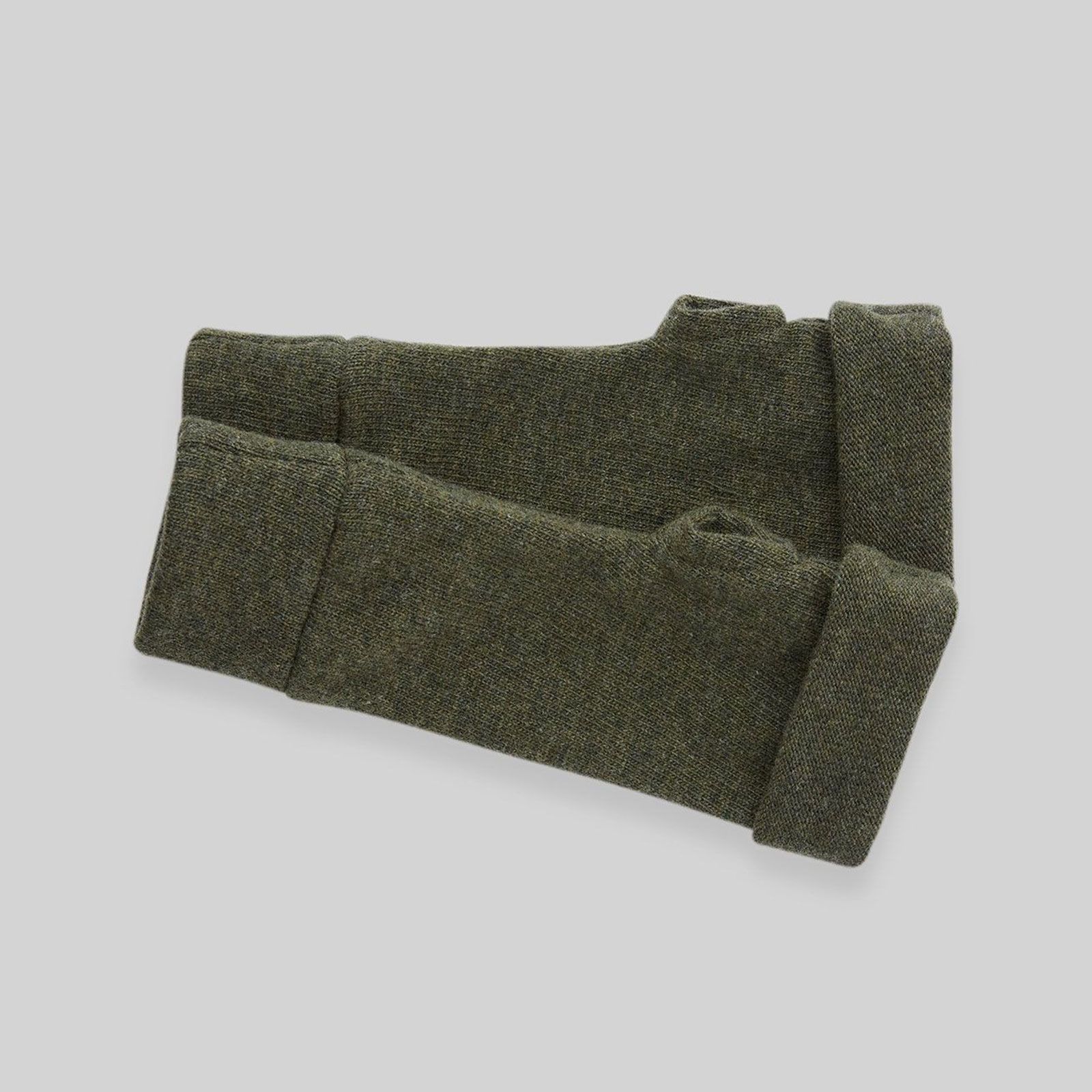Recycled Geelong Cuff Fingerless Gloves