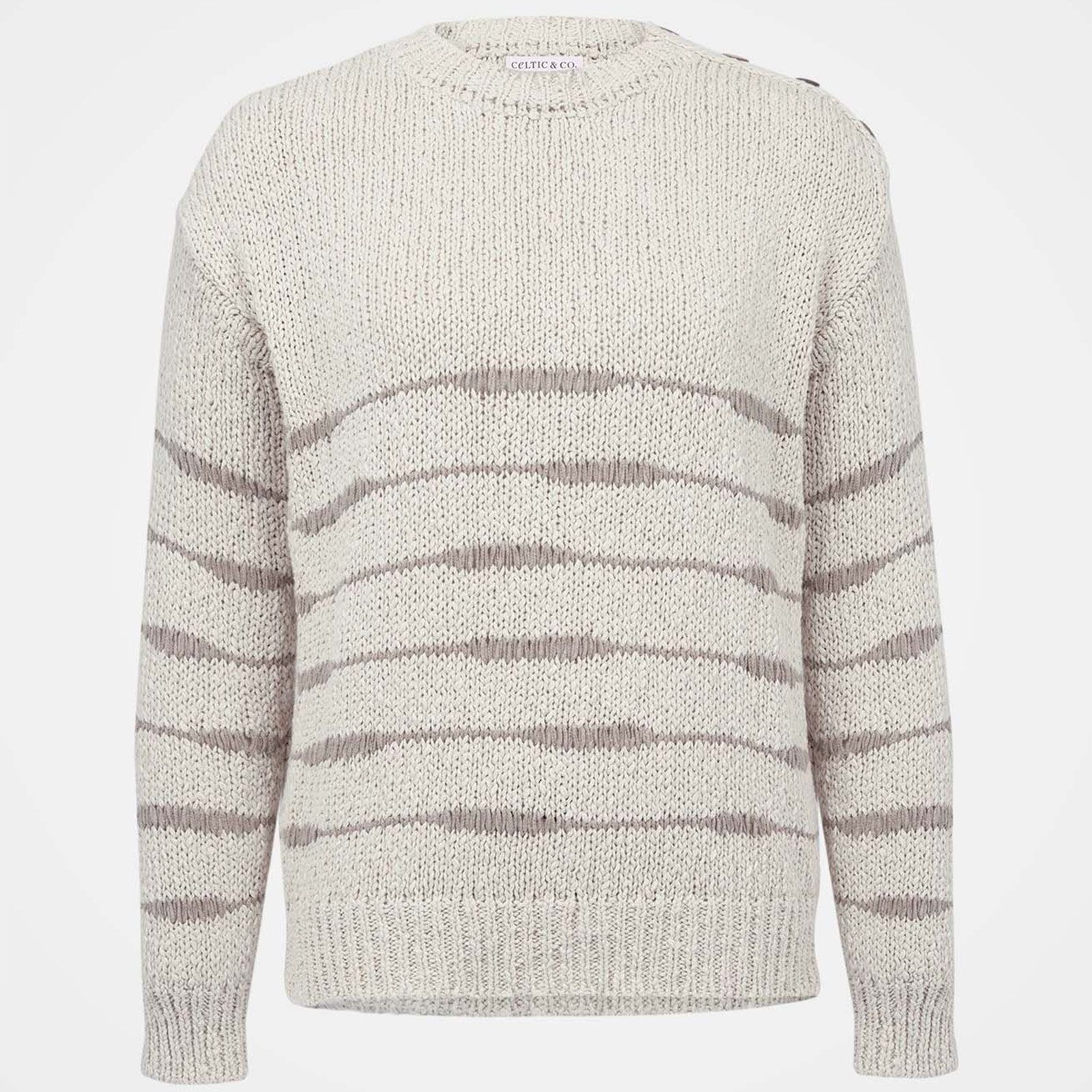 Drop Stitch Yoke Donegal Jumper