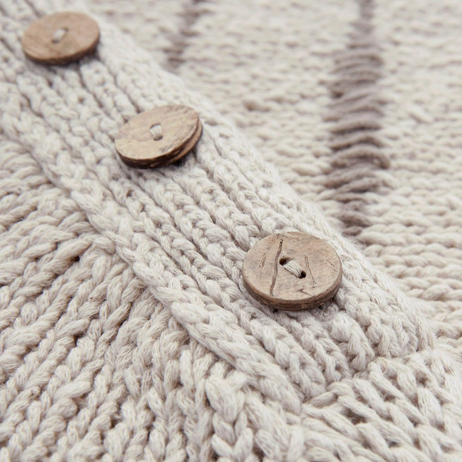 Drop Stitch Yoke Donegal Jumper