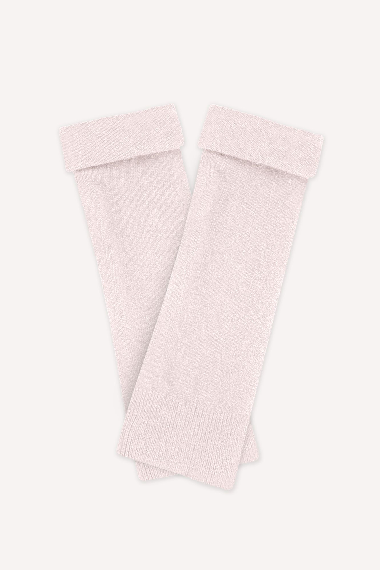 Ribbed Cashmere Fingerless Gloves