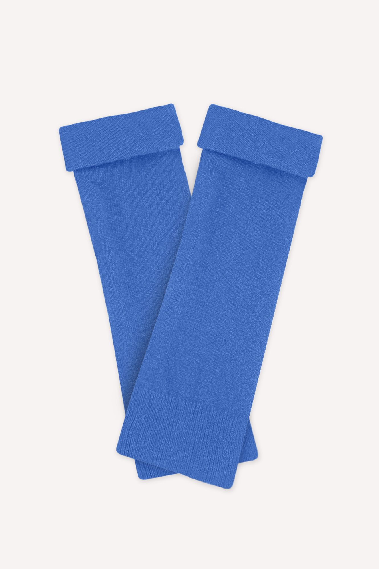 Ribbed Cashmere Fingerless Gloves