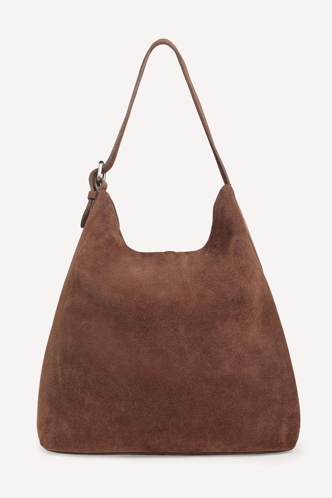 Suede Slouchy Shoulder Bag
