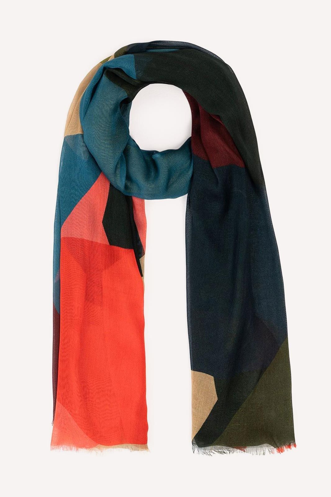 Woven Print Scarf
