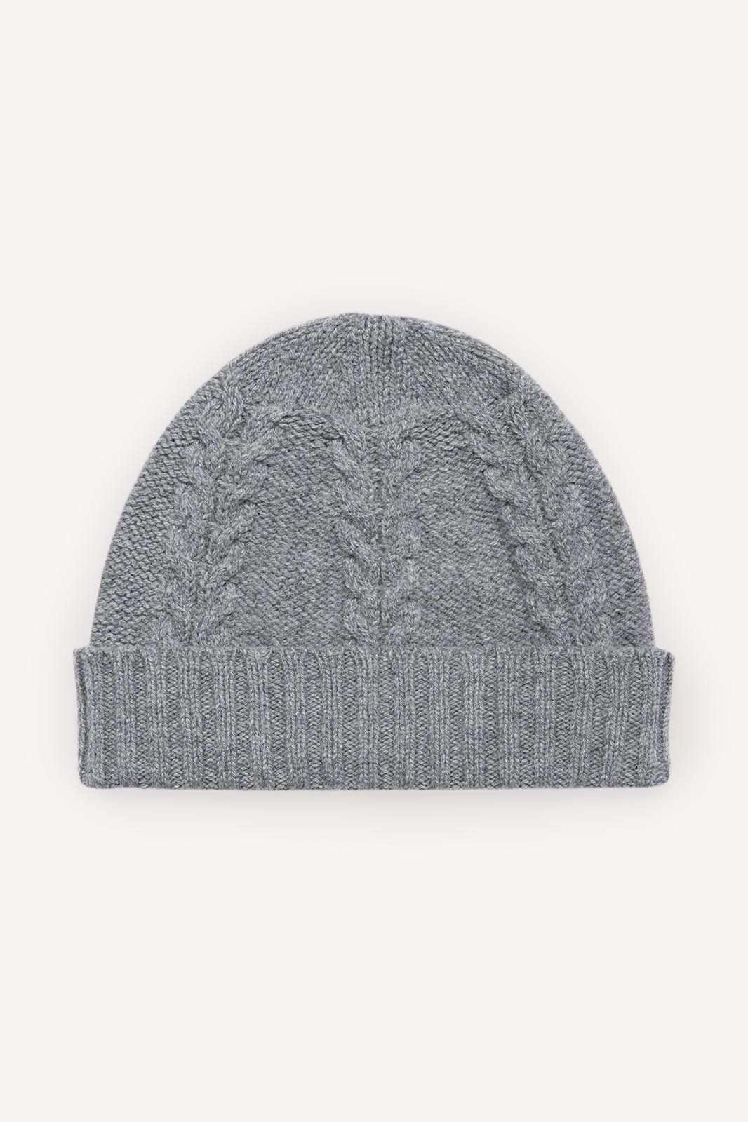 Lambswool Cable Beanie