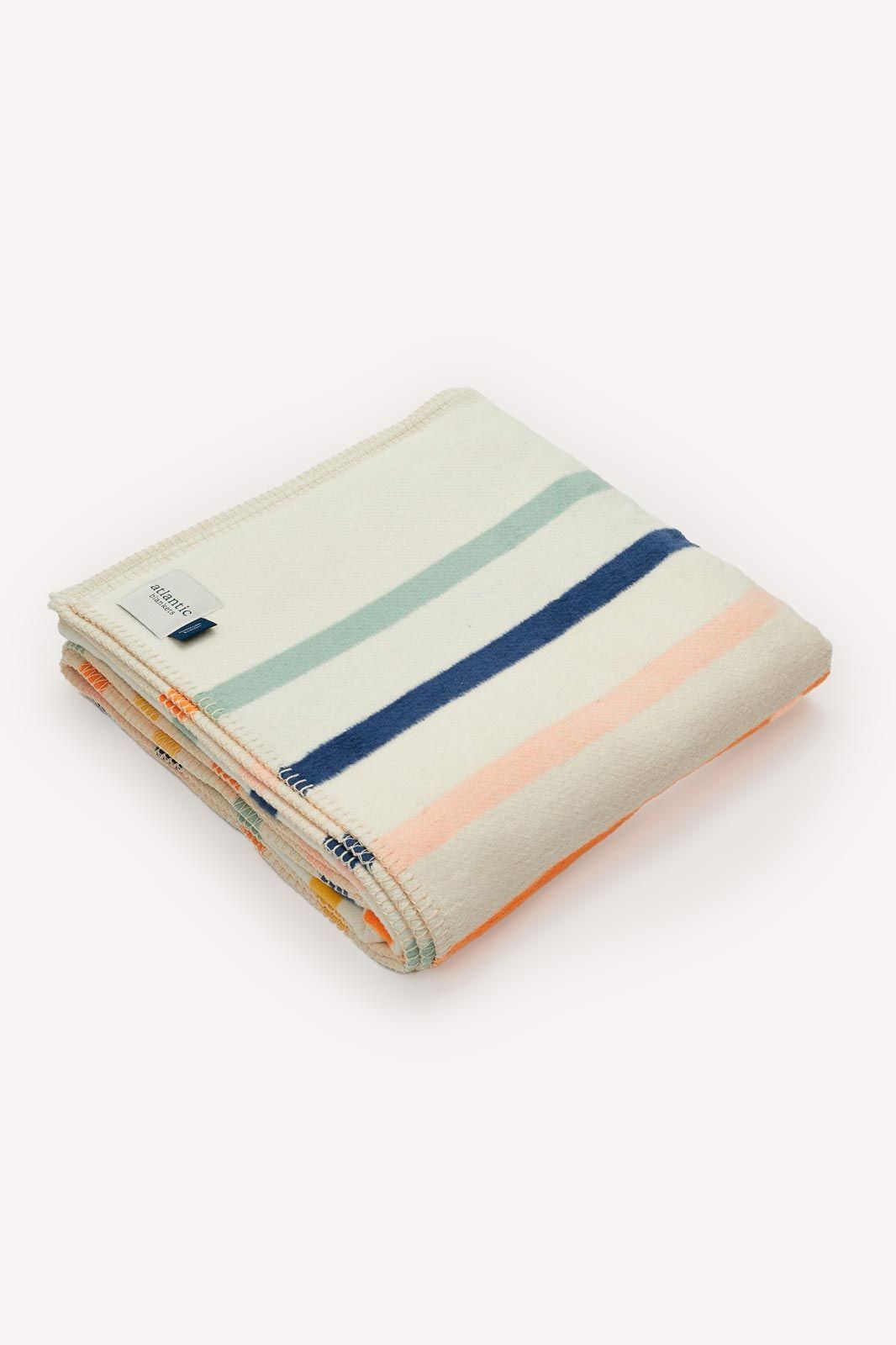 Striped Recycled Cotton Picnic Blanket