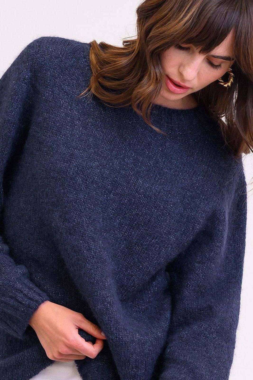 Alpaca Blend Slouch Jumper