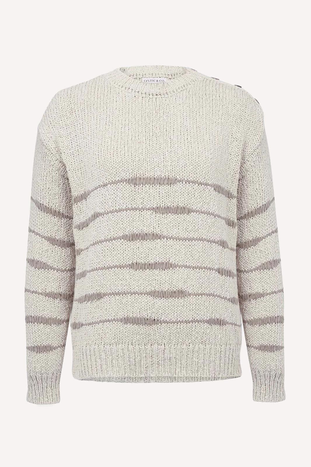 Drop Stitch Yoke Donegal Jumper