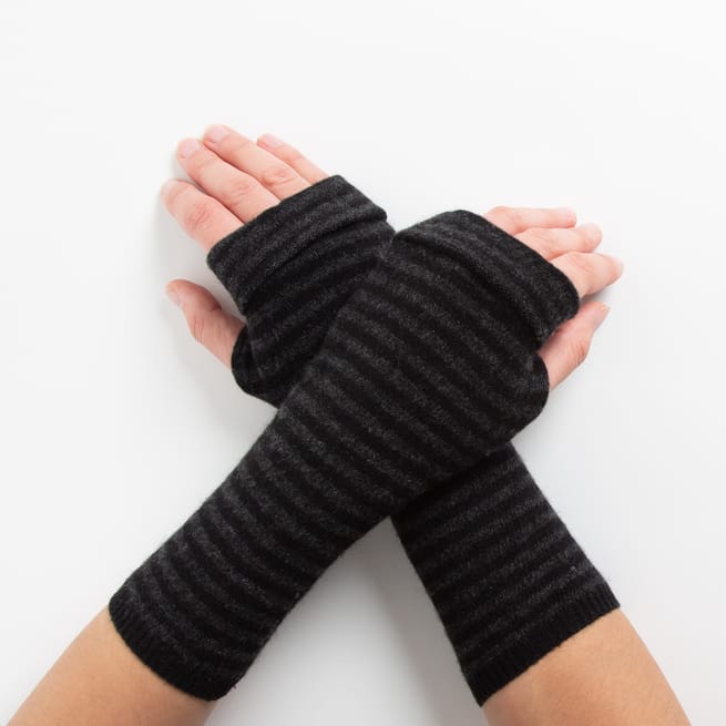 Cashmere Blend Fingerless Gloves